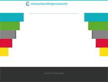 Tablet Screenshot of enterpriseunifiedprocess.info