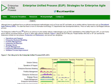 Tablet Screenshot of enterpriseunifiedprocess.com